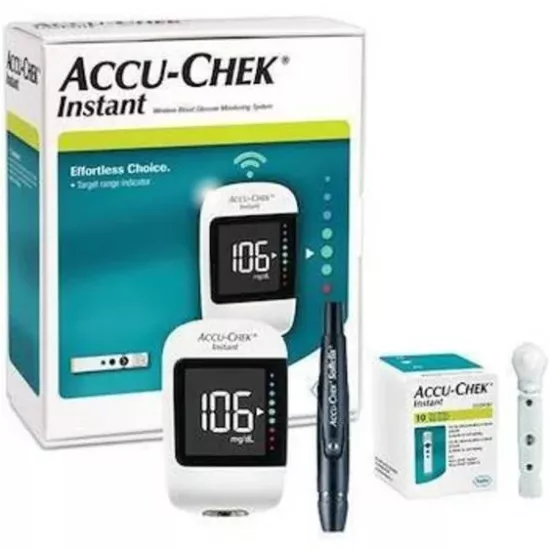 Accu Chek Instant Seker Ölcüm Cihazı 50 Adet Ölçüm Çubuğu Instant