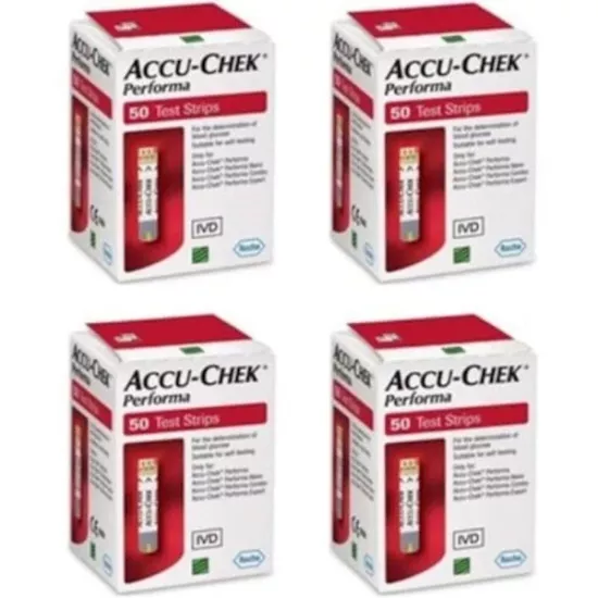 Accu-Chek Performa Nano Şeker Ölçüm Stribi 4 Kutu 200 Adet